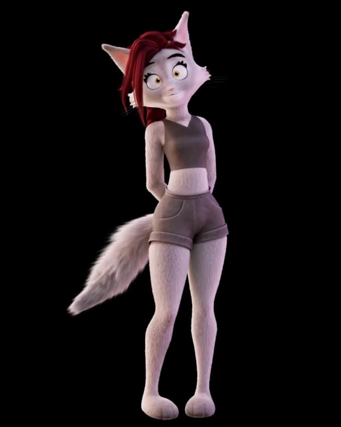 do 3d modeling character for you