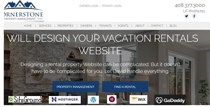 build powerful property websites, vacation rentals, apartments websites airbnb