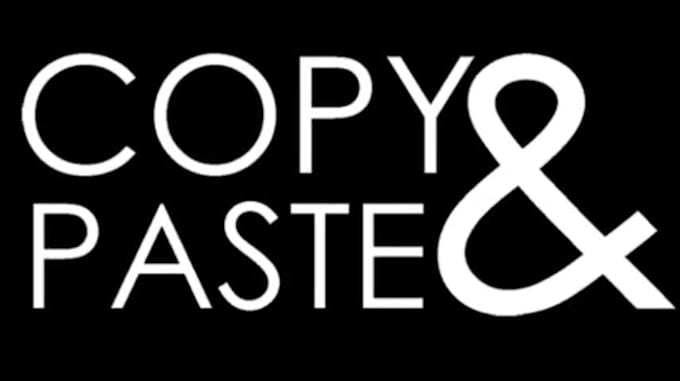 provide copy and paste service