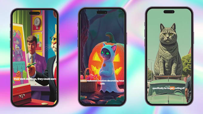 an eye catching and dynamic shorts, reels, or tiktok video