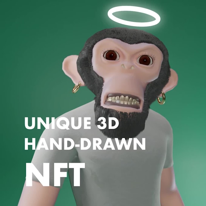 Create 3d art for nft project by Monogeiststudio Fiverr