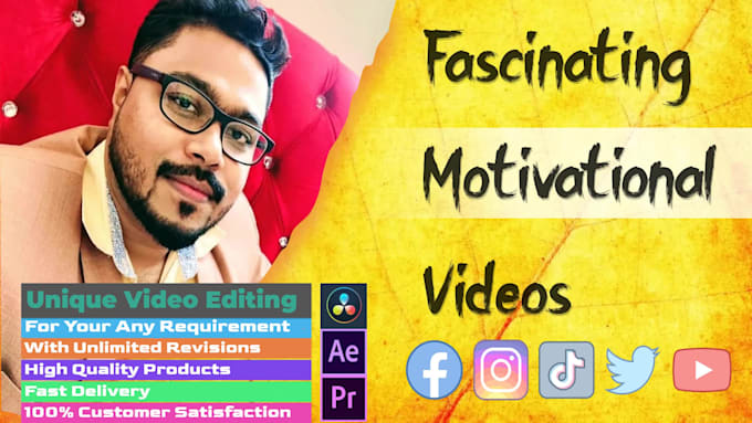 edit your inspirational motivational video for youtube