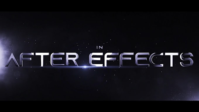 create videos in after effects