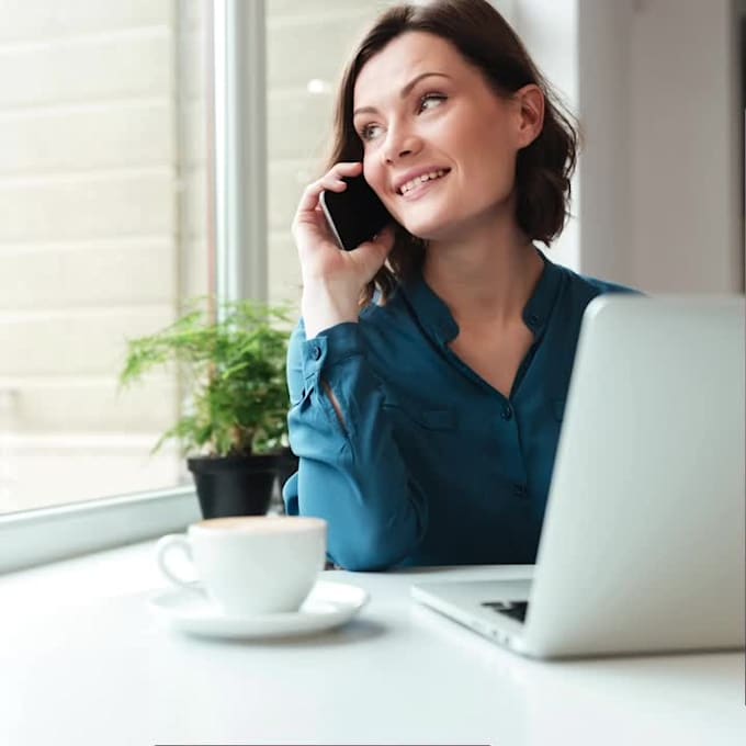 b ai receptionist conversating with missed callers for leads, transfers, reviews