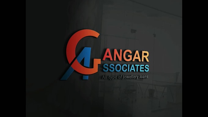 do creative modern minimalist 3d logo design for business