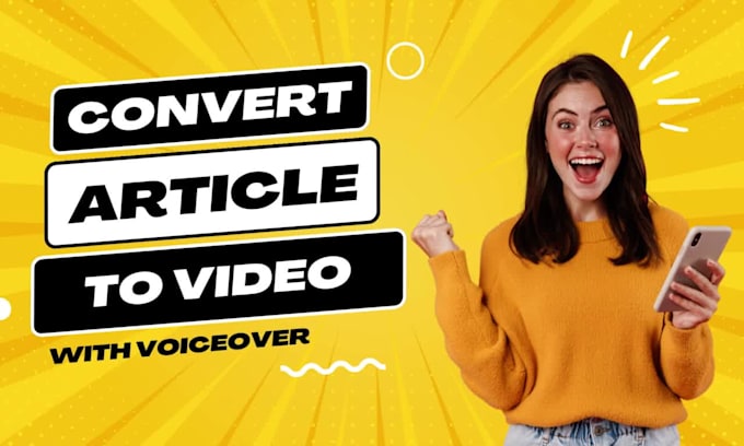 convert your articles into full HD youtube videos using stock footages