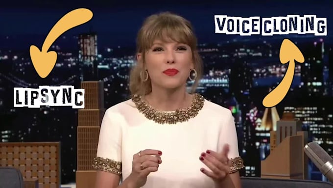 do lip sync and voice cloning for any audio or video