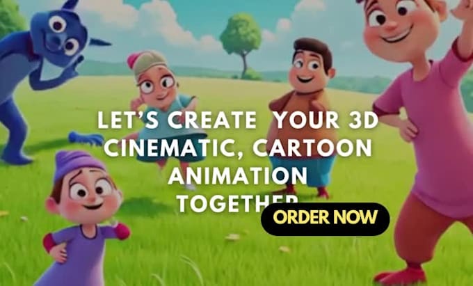 be your expert 3d cinematic cartoon animator