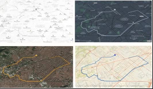 generate and animate your runningor cycling path or route