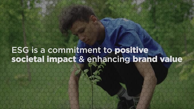 create sustainable, esg content