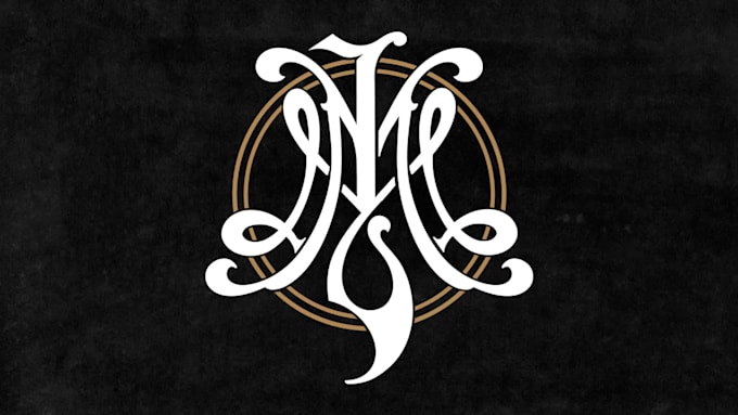 design a luxury monogram logo