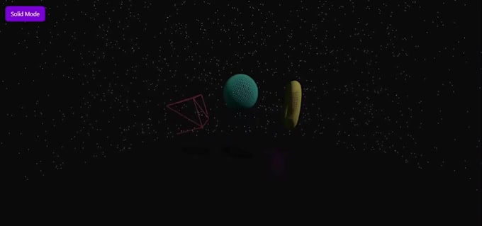 create a 3d website using threejs, gsap, framer motion