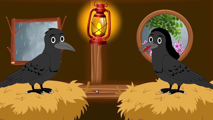 create 2d animated moral story with explanation