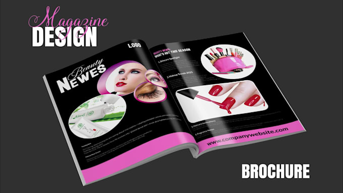 create design bifold and trifold brochure design for your brand