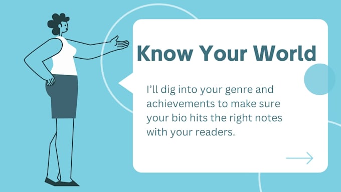 create a professional author bio