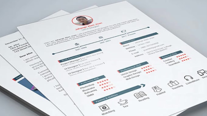 write a professional resume and cover letter