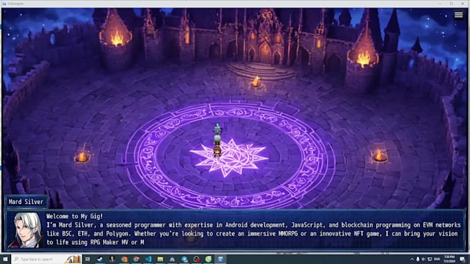 edit, create plugin, develope game for rpg maker mv or mz