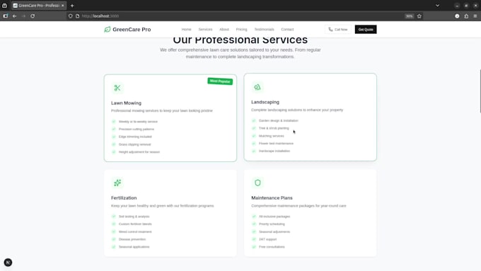 code you a stunning professional website that sells