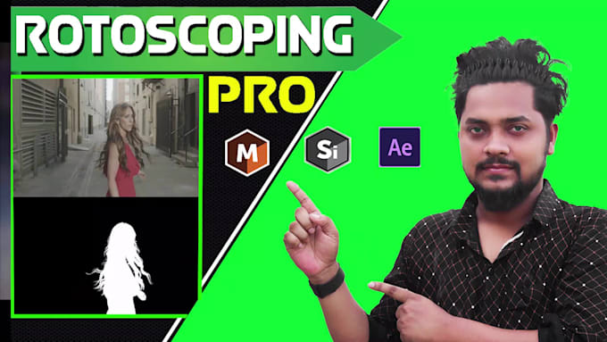 do rotoscoping professionally with vfx
