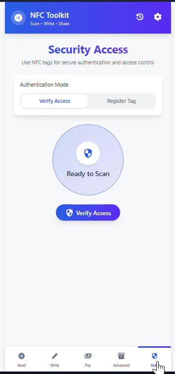 do nfc app development for scanning, reading, writing, or payments