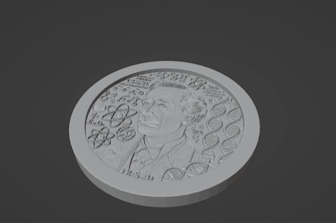 Sculpt printable coin 3d model, bas relief using blender by Soniamughal ...