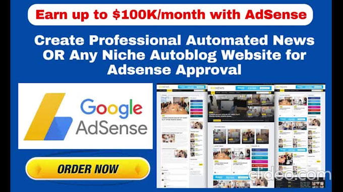create wordpress auto blog or automated news website for adsense approval