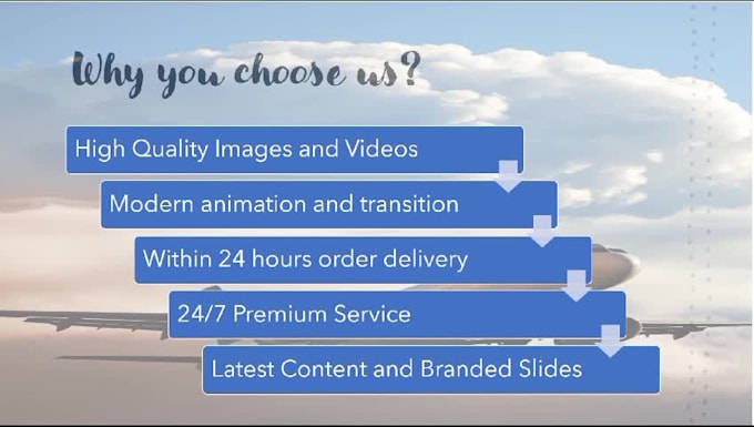 design engaging presentations for aviation industry
