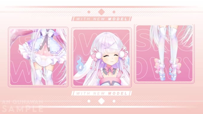 make music video, debut pv, twitch set, intro outro vtuber