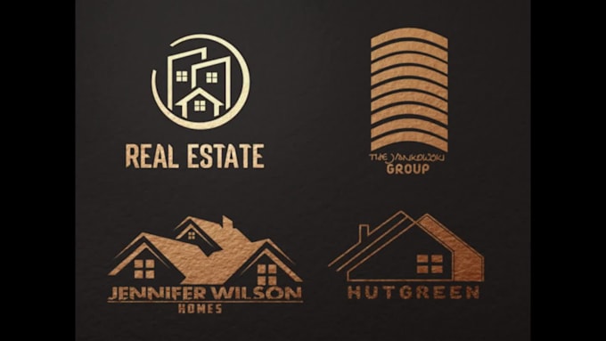 design your real estate company logo branding