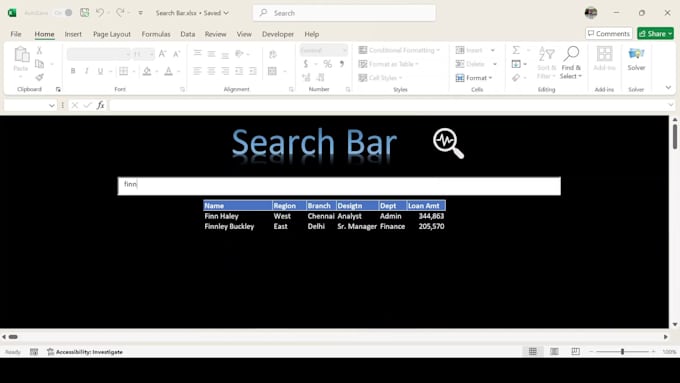 design custom excel tools and automation