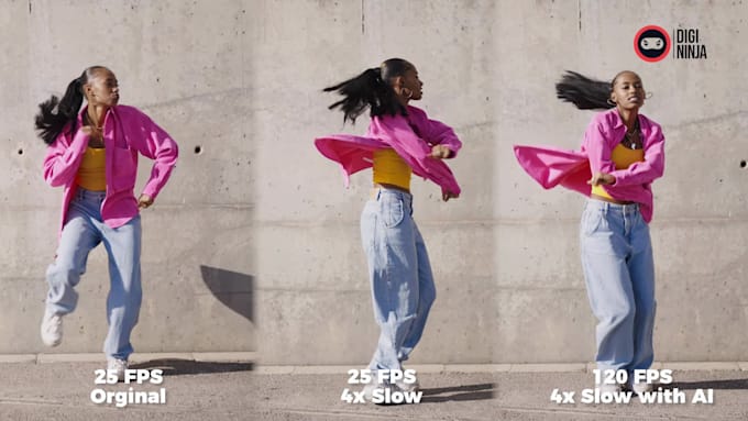increase your videos frame rate or slow it down 16 times