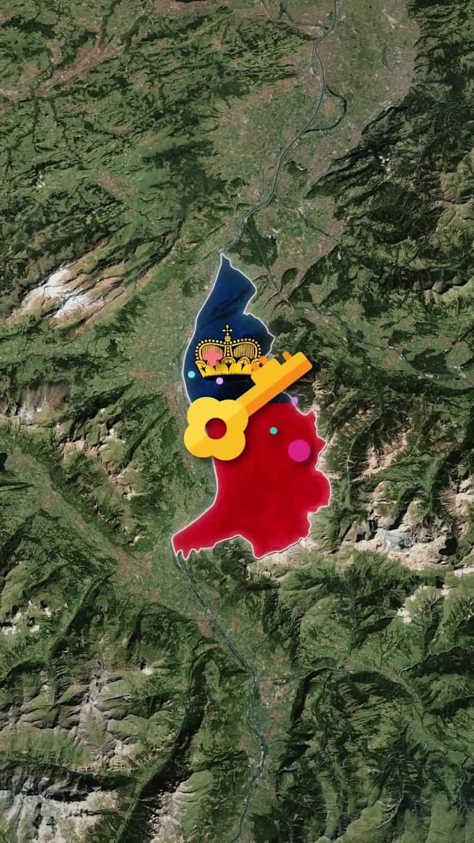 create a map animated short, tiktok or reel