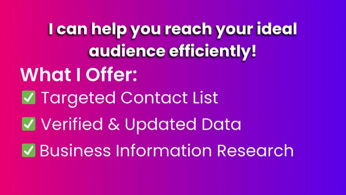 generate targeted b2b prospecting for your business