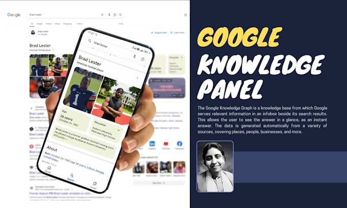 create a personal google knowledge panel or graph for all