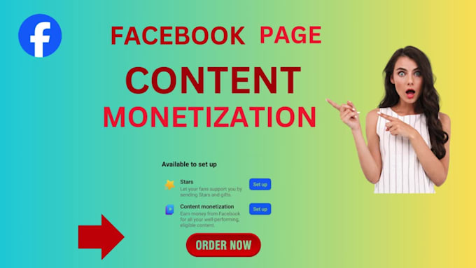 provide ready to use facebook content monetization page