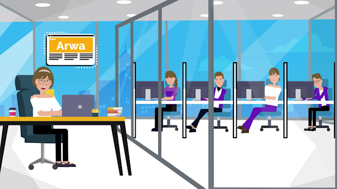 create an engaging infographic animation video
