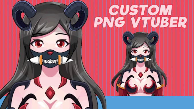 design professional pngtuber avatar model for streamer
