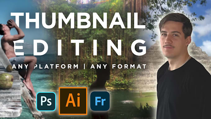 create youtube video and vlog thumbnails for you
