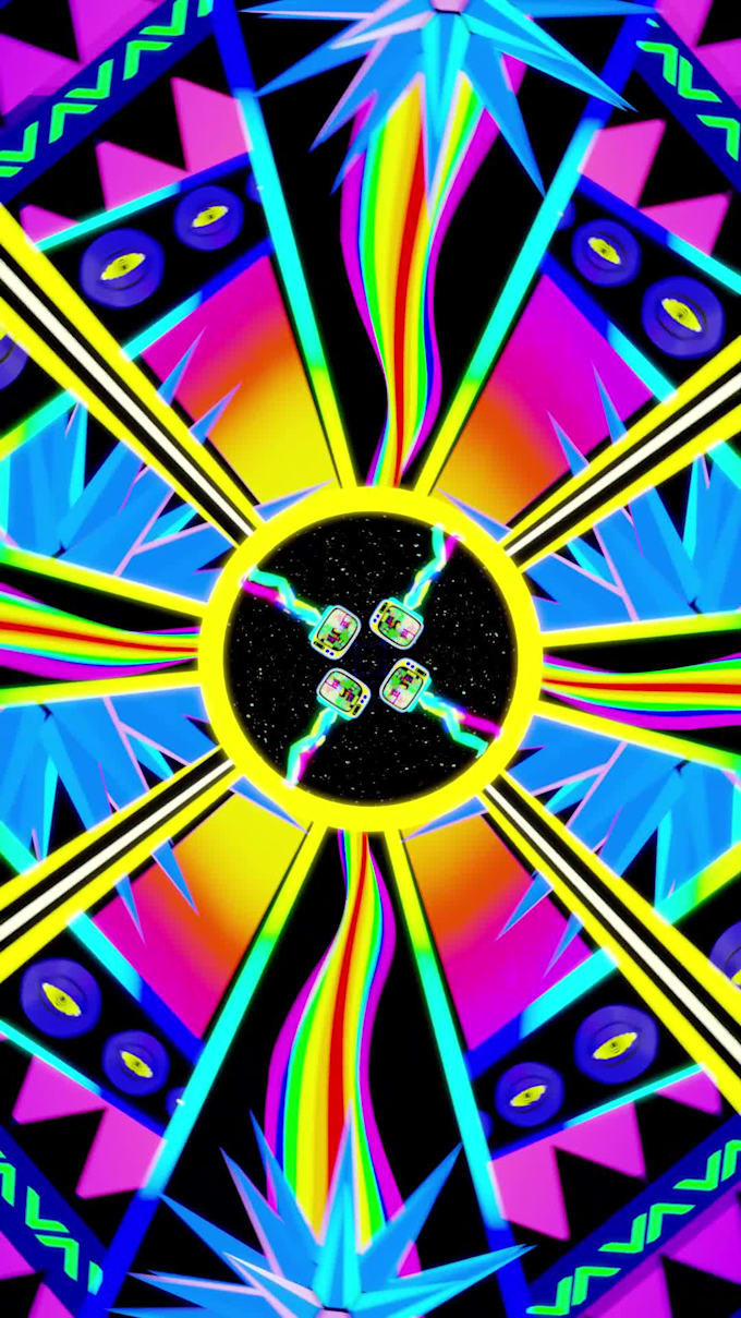 make 3d animations for your music videos trippy, psychedelic