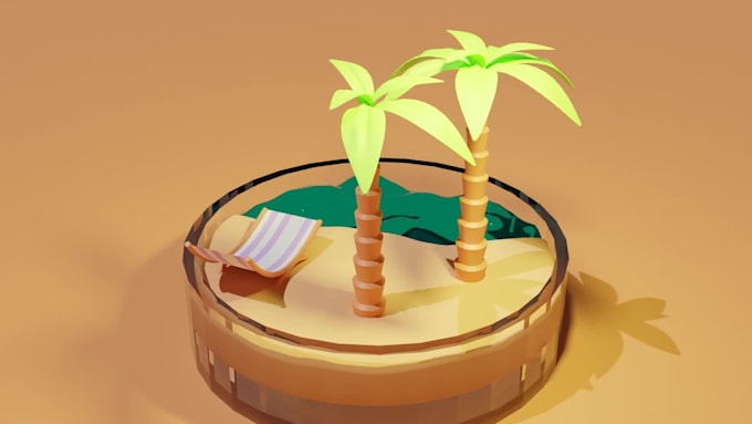 create an original 3d or 2d music visualizer for you