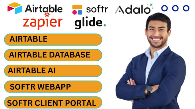 airtable, airtable interface airtable automation, softr web app, database expert