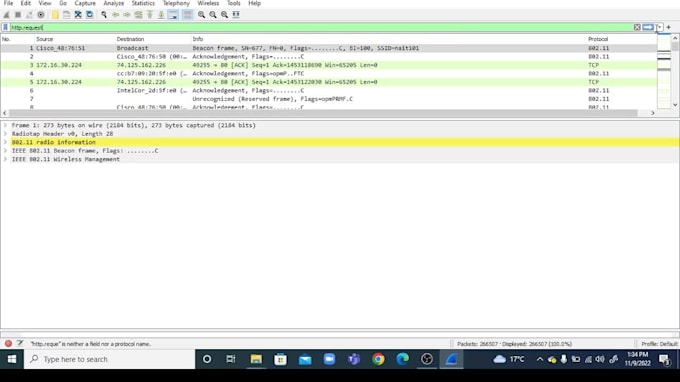 do IT, linux, wireshark traffic analysis and networking tasks