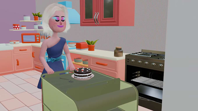 create professional 3d character animation