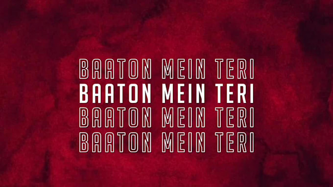 make lyric video and music video