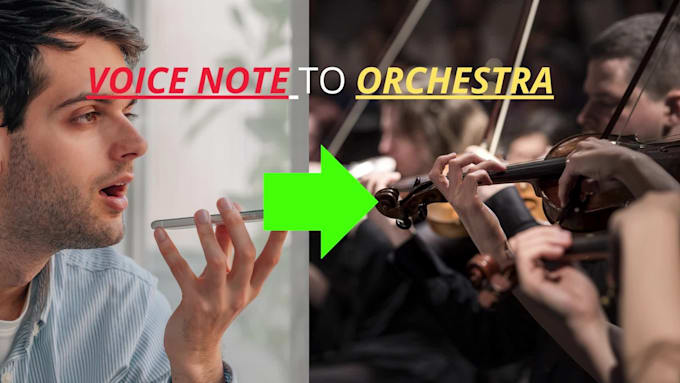 turn your voice note into an epic orchestral track