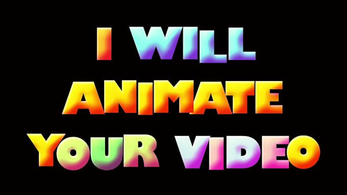 animate your motion video