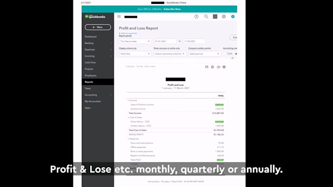 be your accountant using quickbooks online
