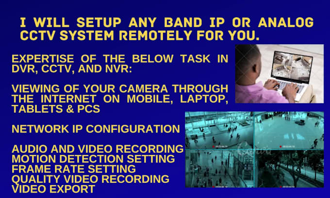 troubleshoot cctv cameras nvrs dvrs remotely