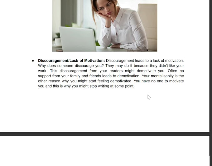 content writing and proofreading
