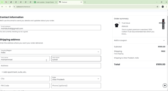 sync woocommerce, shopify, etsy data to google sheets